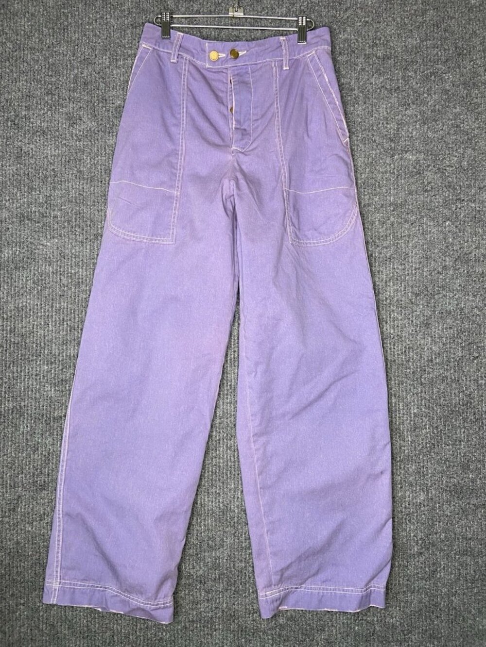 B Sides cargo style chino trousers pastel purple Pants Jeans sienna miller 28 - Picture 3 of 8